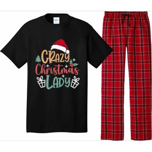 Crazy Christmas Lady Have Yourself A Merry Christmas Cool Gift Pajama Set