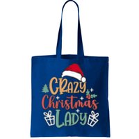 Crazy Christmas Lady Have Yourself A Merry Christmas Cool Gift Tote Bag