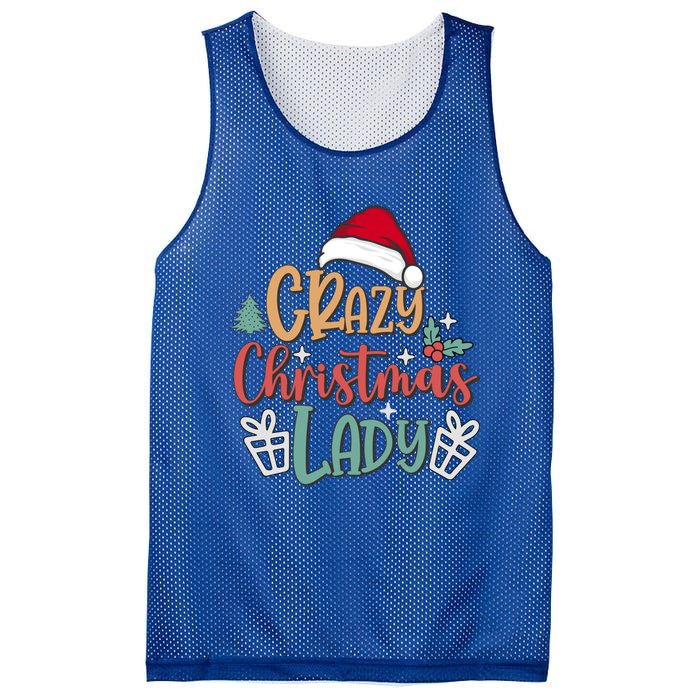 Crazy Christmas Lady Have Yourself A Merry Christmas Cool Gift Mesh Reversible Basketball Jersey Tank