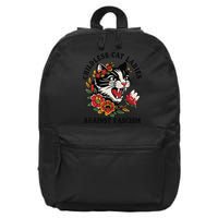 Childless Cat Ladies Against Fascism Feminist 16 in Basic Backpack