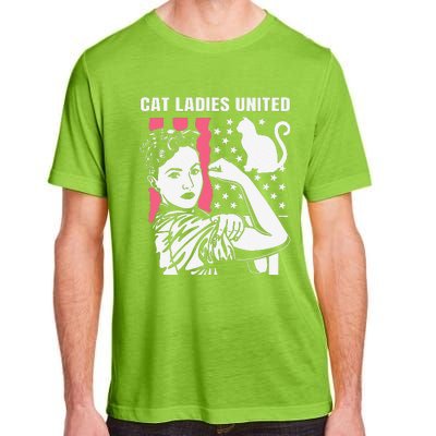 Childless Cat Lady For Cat Mom Women Cat Ladies Gift Adult ChromaSoft Performance T-Shirt