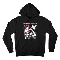 Childless Cat Lady For Cat Mom Women Cat Ladies Gift Hoodie