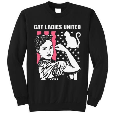 Childless Cat Lady For Cat Mom Women Cat Ladies Gift Sweatshirt