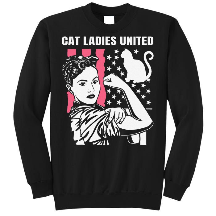 Childless Cat Lady For Cat Mom Women Cat Ladies Gift Sweatshirt