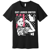 Childless Cat Lady For Cat Mom Women Cat Ladies Gift Premium T-Shirt