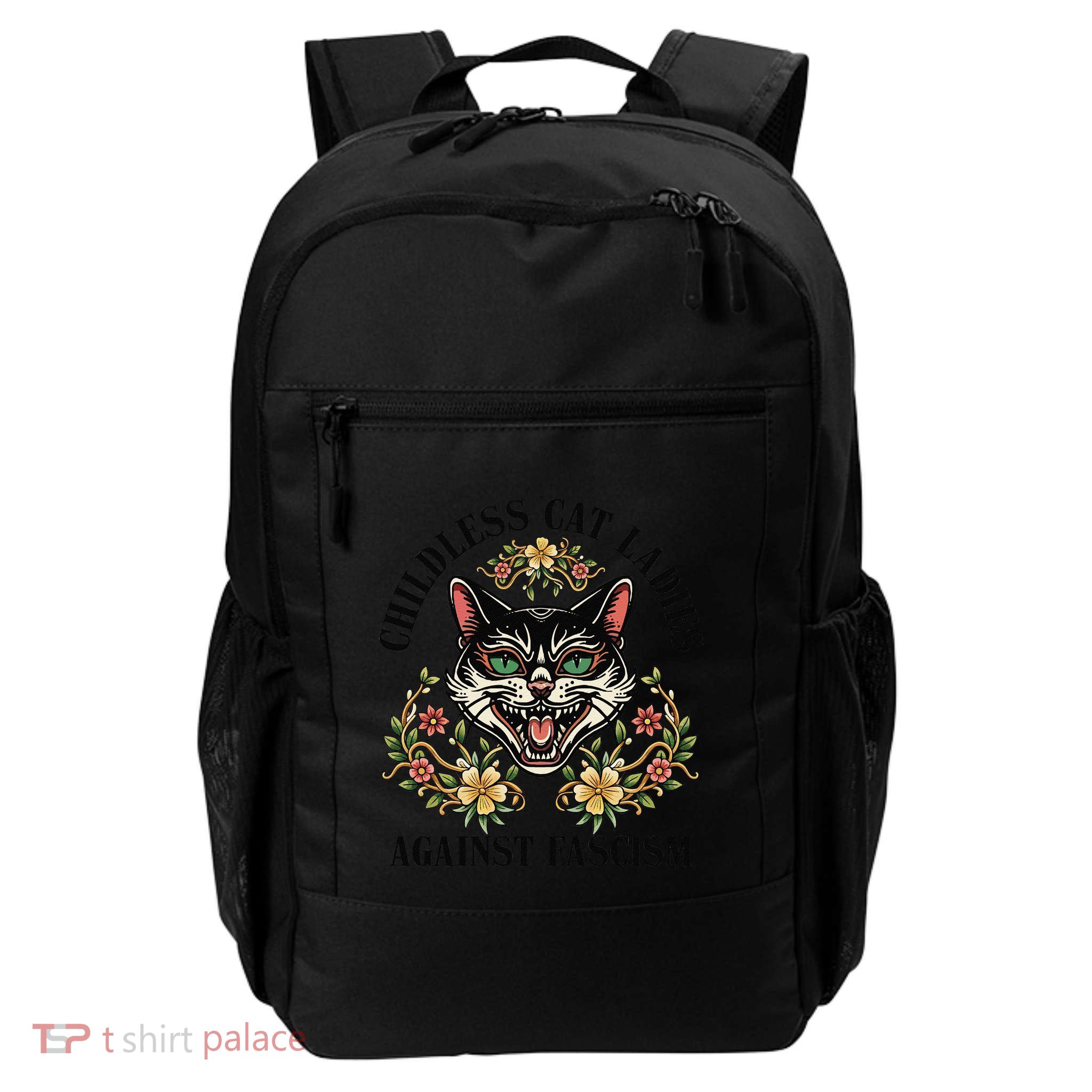 Childless Cat Ladies Against Fascism Daily Commute Backpack