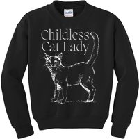 Childless Cat Lady Kamala 2024 Gift Kids Sweatshirt