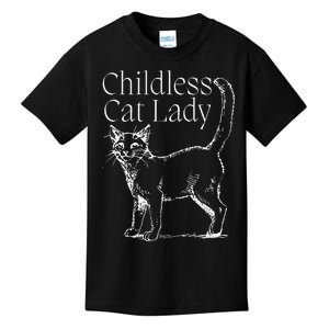 Childless Cat Lady Kamala 2024 Gift Kids T-Shirt