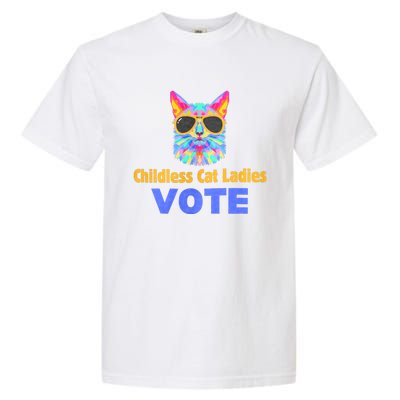 Childless Cat Ladies Vote Blue Garment-Dyed Heavyweight T-Shirt