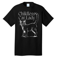 Childless Cat Lady Kamala 2024 Tall T-Shirt