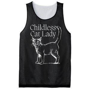 Childless Cat Lady Kamala 2024 Mesh Reversible Basketball Jersey Tank