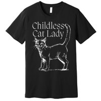 Childless Cat Lady Kamala 2024 Premium T-Shirt