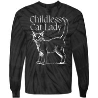 Childless Cat Lady Kamala 2024 Tie-Dye Long Sleeve Shirt