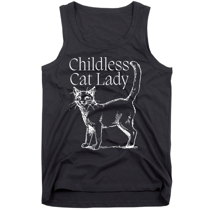 Childless Cat Lady Kamala 2024 Tank Top