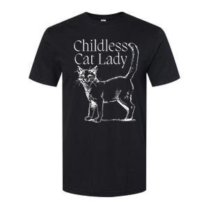 Childless Cat Lady Kamala 2024 Softstyle CVC T-Shirt