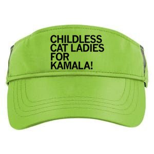 Childless Cat Ladies For Kamala Adult Drive Performance Visor