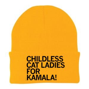 Childless Cat Ladies For Kamala Knit Cap Winter Beanie