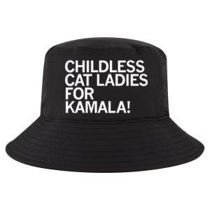 Childless Cat Ladies For Kamala Cool Comfort Performance Bucket Hat