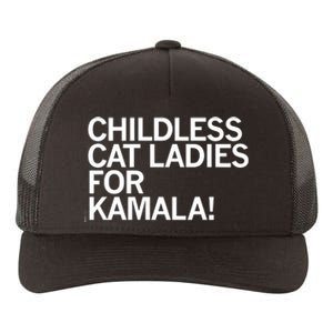 Childless Cat Ladies For Kamala Yupoong Adult 5-Panel Trucker Hat