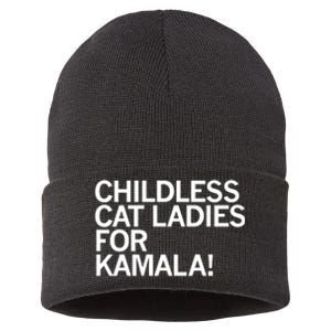 Childless Cat Ladies For Kamala Sustainable Knit Beanie