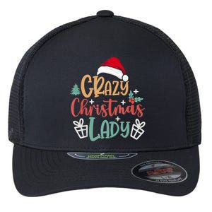 Crazy Christmas Lady Have Yourself A Merry Christmas Tank Top Flexfit Unipanel Trucker Cap