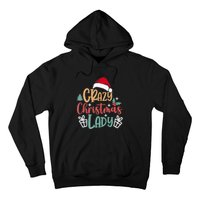 Crazy Christmas Lady Have Yourself A Merry Christmas Tank Top Hoodie