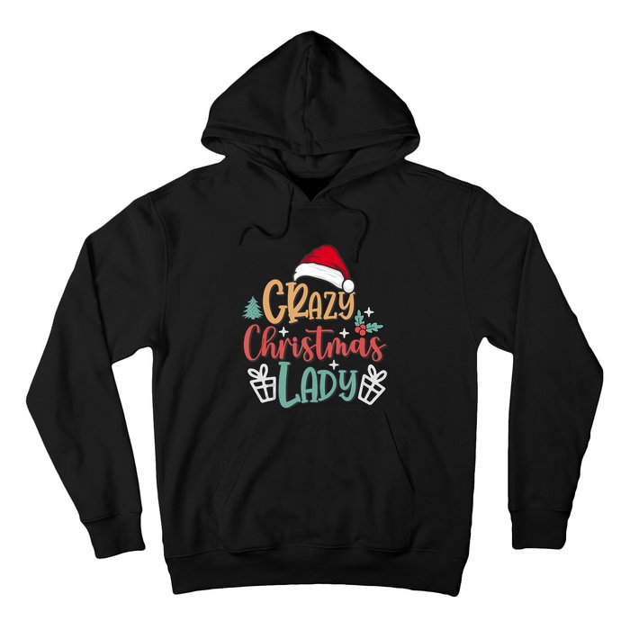 Crazy Christmas Lady Have Yourself A Merry Christmas Tank Top Hoodie