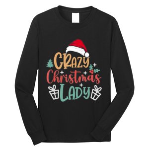 Crazy Christmas Lady Have Yourself A Merry Christmas Tank Top Long Sleeve Shirt