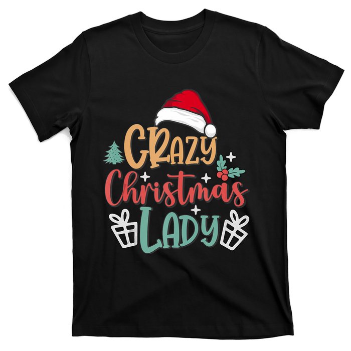 Crazy Christmas Lady Have Yourself A Merry Christmas Tank Top T-Shirt