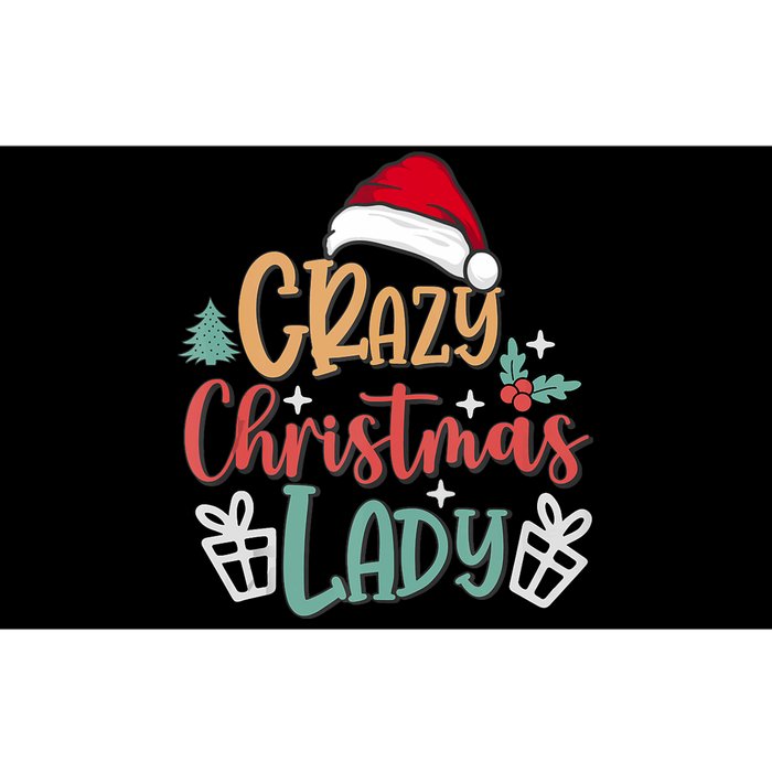 Crazy Christmas Lady Have Yourself A Merry Christmas Tank Top Bumper Sticker