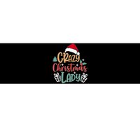 Crazy Christmas Lady Have Yourself A Merry Christmas Tank Top Bumper Sticker