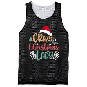 Crazy Christmas Lady Have Yourself A Merry Christmas Tank Top Mesh Reversible Basketball Jersey Tank