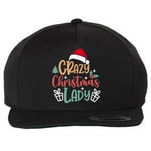 Crazy Christmas Lady Have Yourself A Merry Christmas Tank Top Wool Snapback Cap