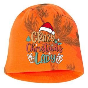 Crazy Christmas Lady Have Yourself A Merry Christmas Tank Top Kati - Camo Knit Beanie