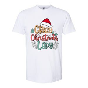 Crazy Christmas Lady Have Yourself A Merry Christmas Tank Top Softstyle CVC T-Shirt