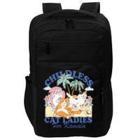 Childless Cat Lady For Kamala Harris 2024 Election Funny Cat Impact Tech Backpack