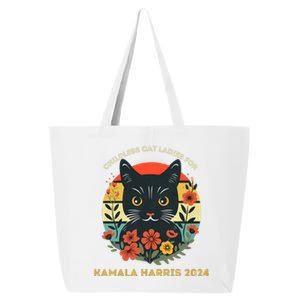 Childless Cat Ladies For Kamala Harris 2024 Election 25L Jumbo Tote