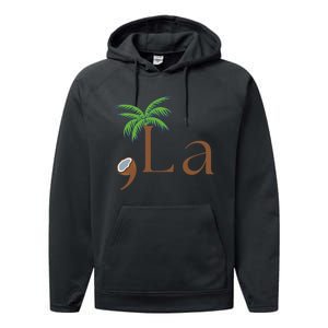 Coconut Comma + La Kamala Harris 2024 President Election Performance Fleece Hoodie