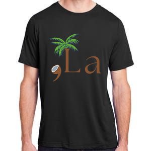 Coconut Comma + La Kamala Harris 2024 President Election Adult ChromaSoft Performance T-Shirt