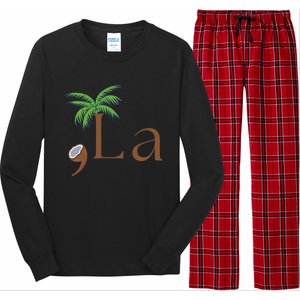 Coconut Comma + La Kamala Harris 2024 President Election Long Sleeve Pajama Set