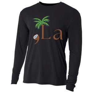 Coconut Comma + La Kamala Harris 2024 President Election Cooling Performance Long Sleeve Crew