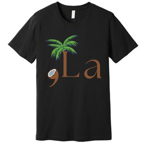 Coconut Comma + La Kamala Harris 2024 President Election Premium T-Shirt