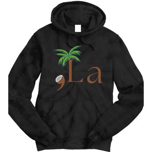 Coconut Comma + La Kamala Harris 2024 President Election Tie Dye Hoodie