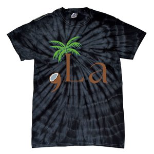 Coconut Comma + La Kamala Harris 2024 President Election Tie-Dye T-Shirt