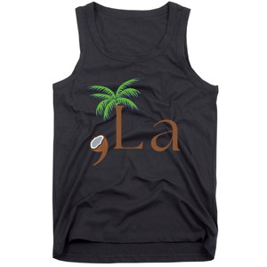 Coconut Comma + La Kamala Harris 2024 President Election Tank Top