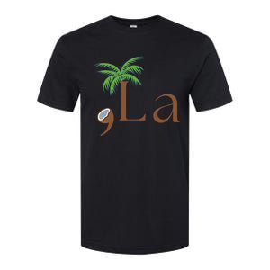 Coconut Comma + La Kamala Harris 2024 President Election Softstyle CVC T-Shirt