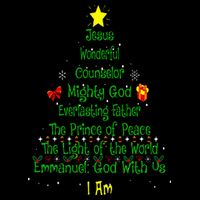 Christian Christmas Lover Bible Names of Jesus Tree Xmas 16 in Basic Backpack