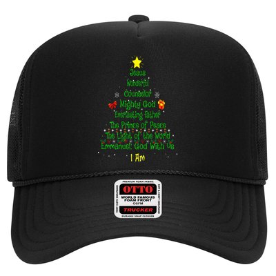 Christian Christmas Lover Bible Names of Jesus Tree Xmas Hat