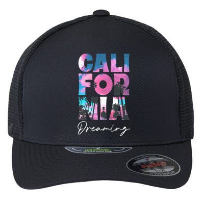 California Cali Lover Visiting California Flexfit Unipanel Trucker Cap