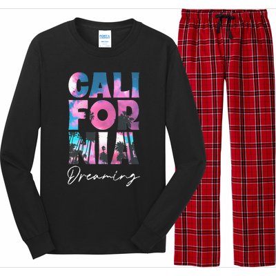 California Cali Lover Visiting California Long Sleeve Pajama Set